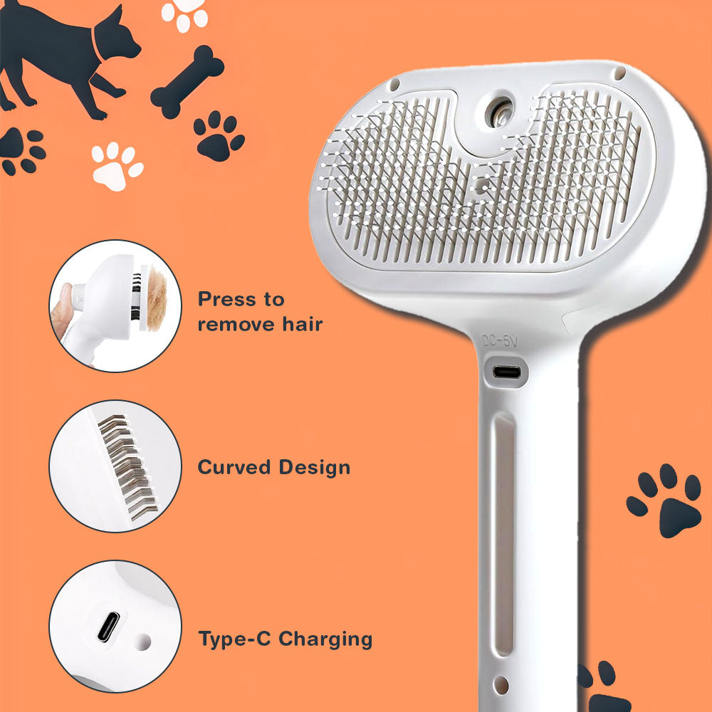 GentlePaws™ FurMist Grooming Brush