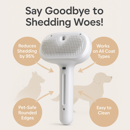 GentlePaws™ FurMist Grooming Brush